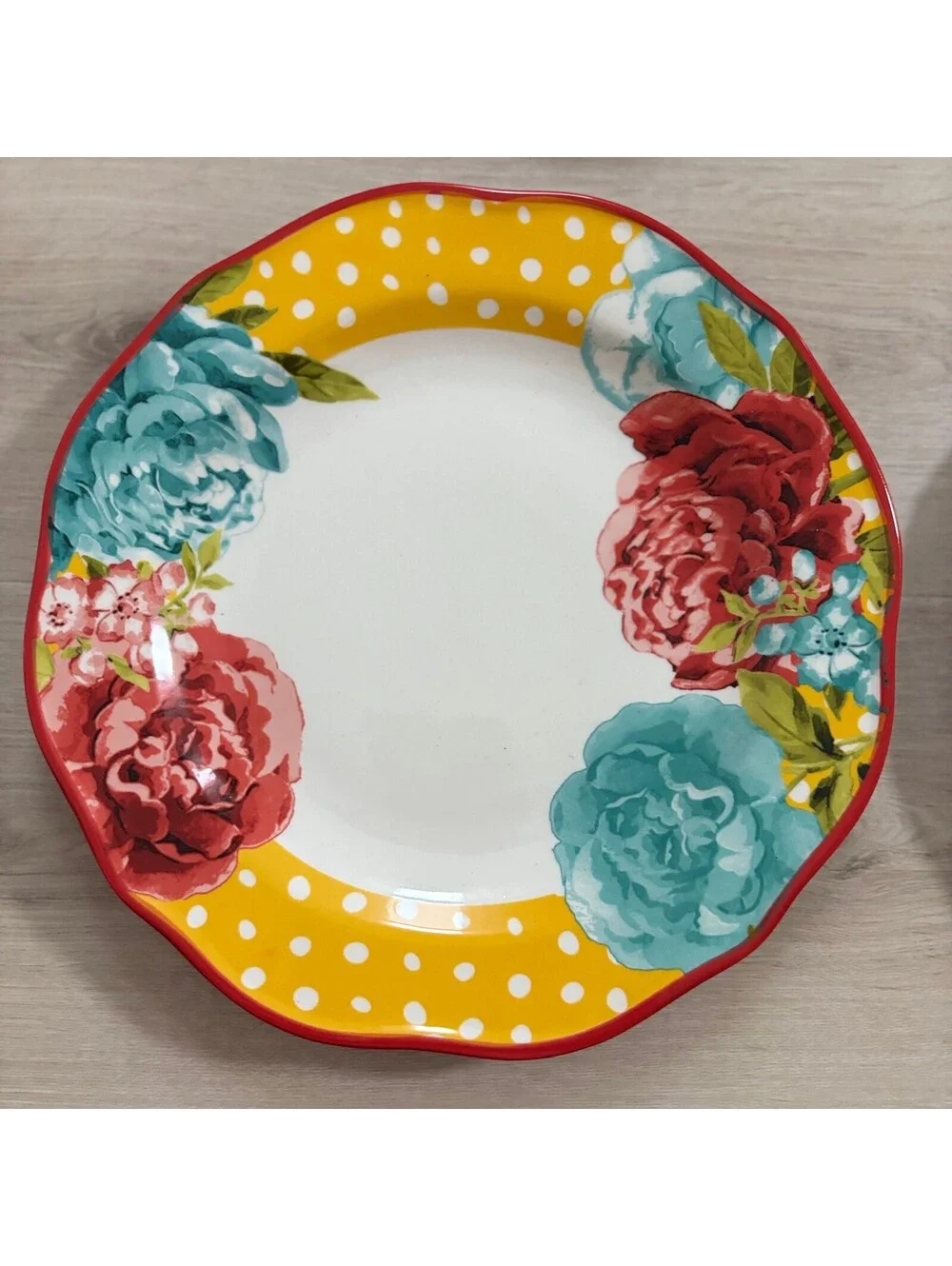 (4) Pioneer Woman NWT Blossom Jubilee Set of 2 Dinner Plates & 2 Salad Plates